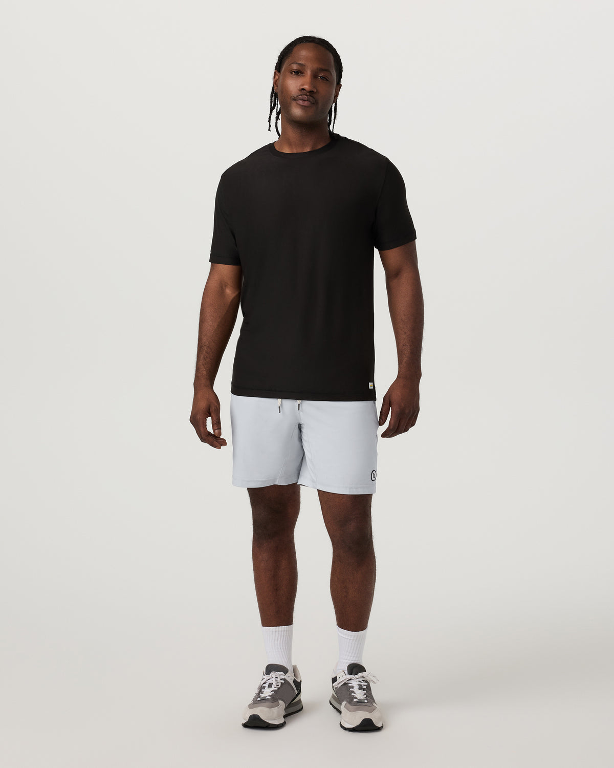 Kore Short Unlined 7" Sky Grey Unlined Athletic Shorts - Vuori