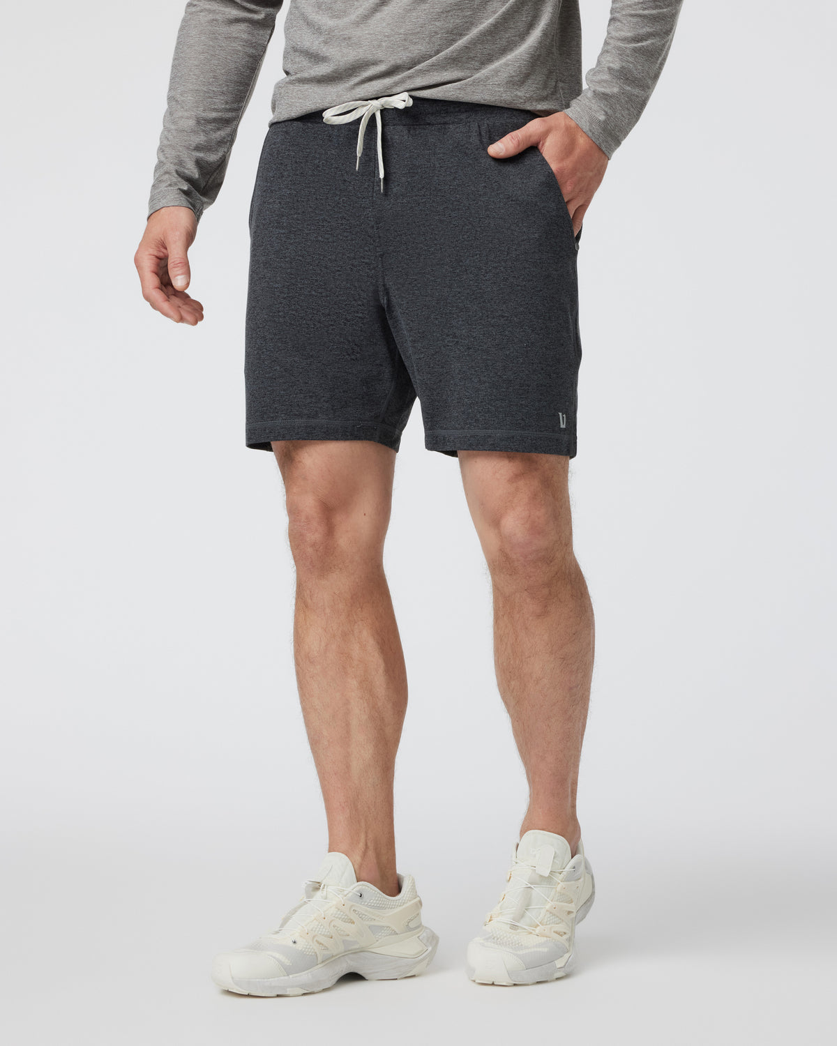 Ponto Short Men's Charcoal Grey Jogger Shorts - Vuori