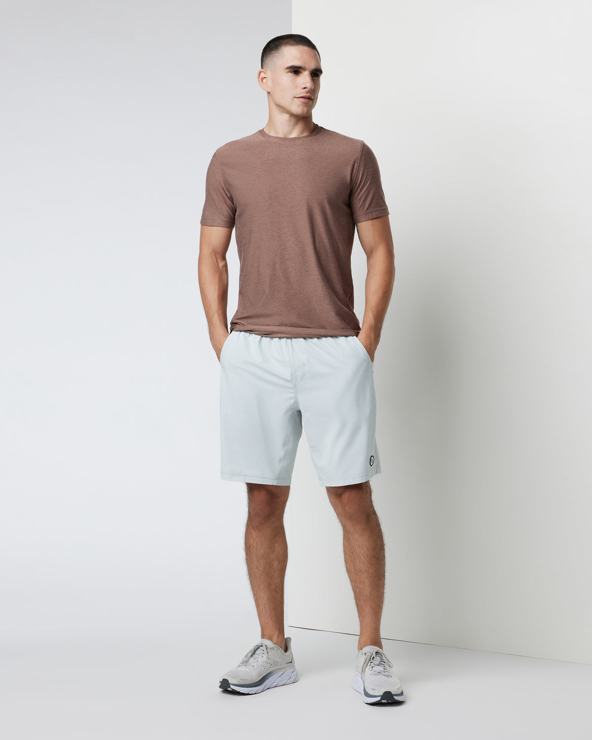 Kore Short Lined 9" Men's Sky Grey Athletic Shorts - Vuori