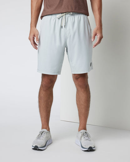 Kore Short Lined 9" Men's Sky Grey Athletic Shorts - Vuori