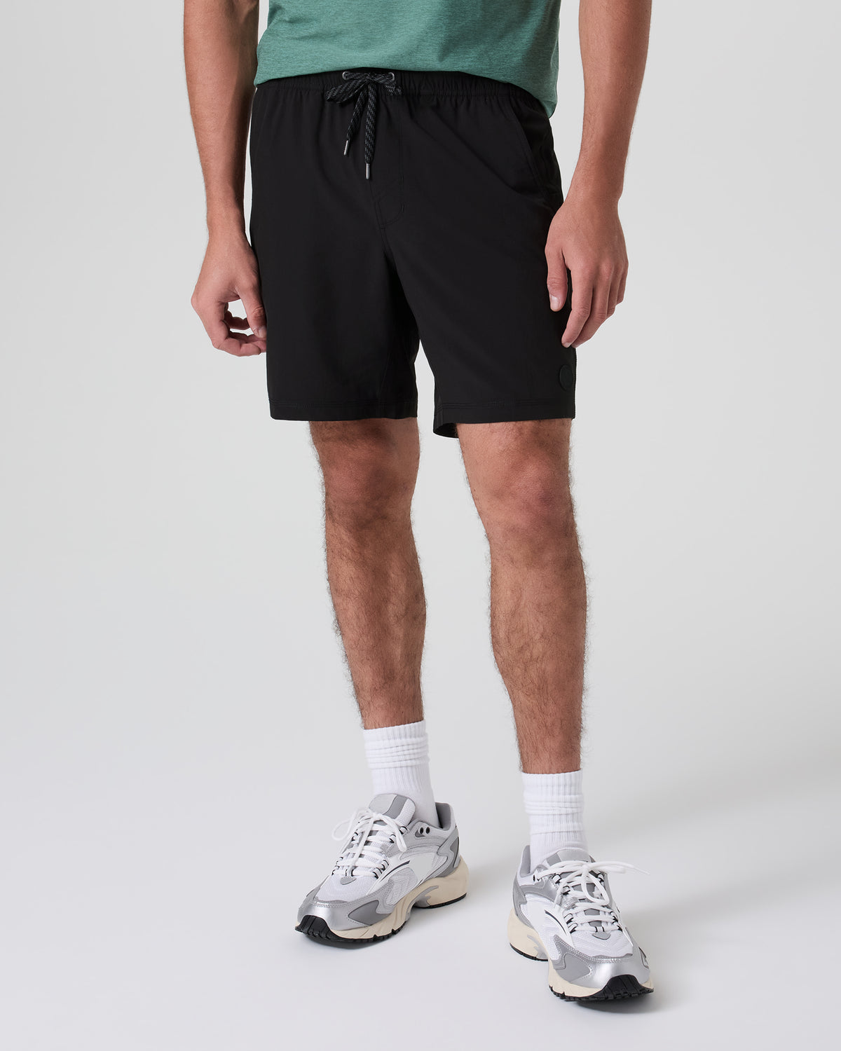 Kore Short Lined 7" Men's Black Tonal Athletic Shorts - Vuori