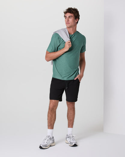 Kore Short Lined 7" Men's Black Tonal Athletic Shorts - Vuori