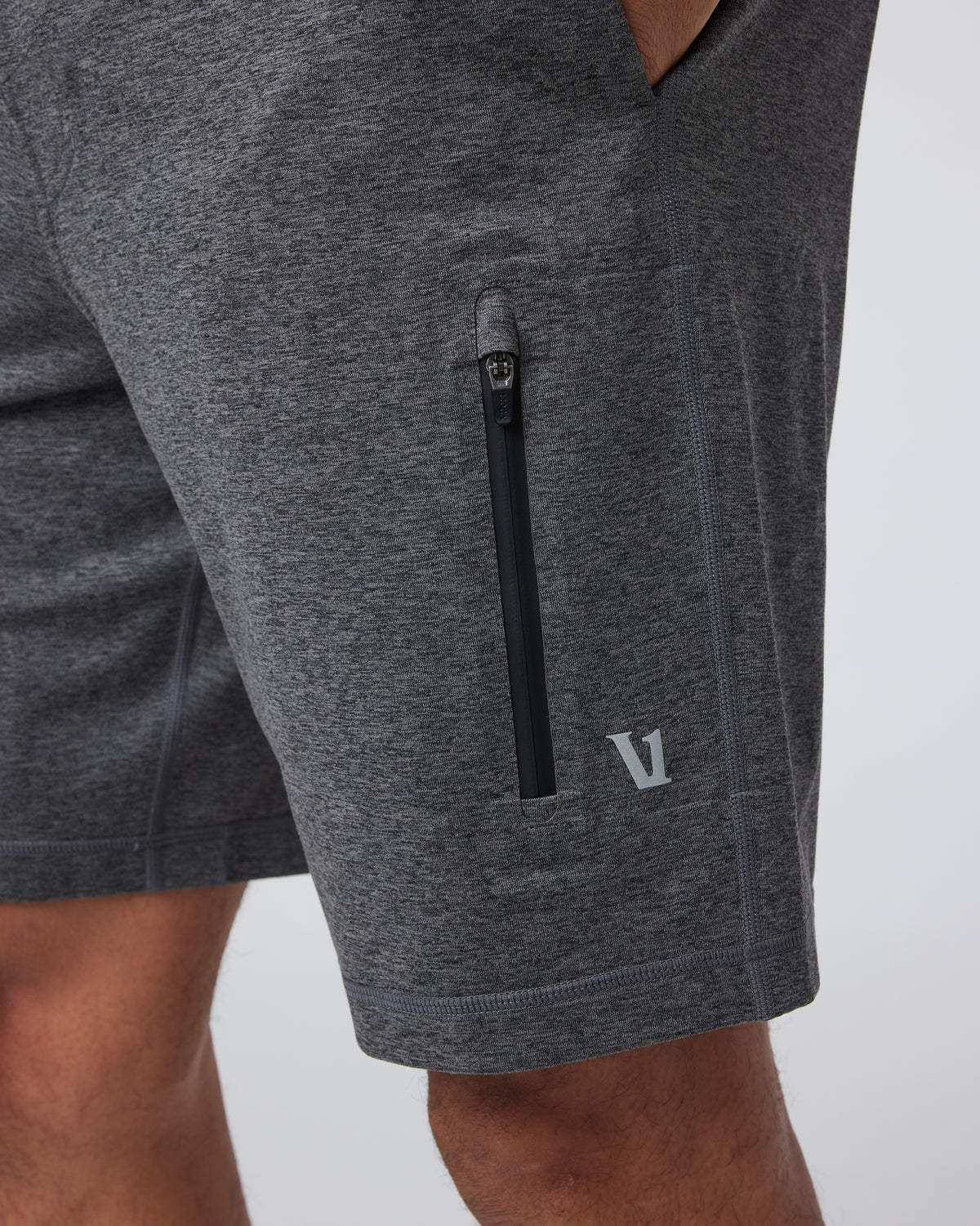 Sunday Performance Short Charcoal Heather - Vuori