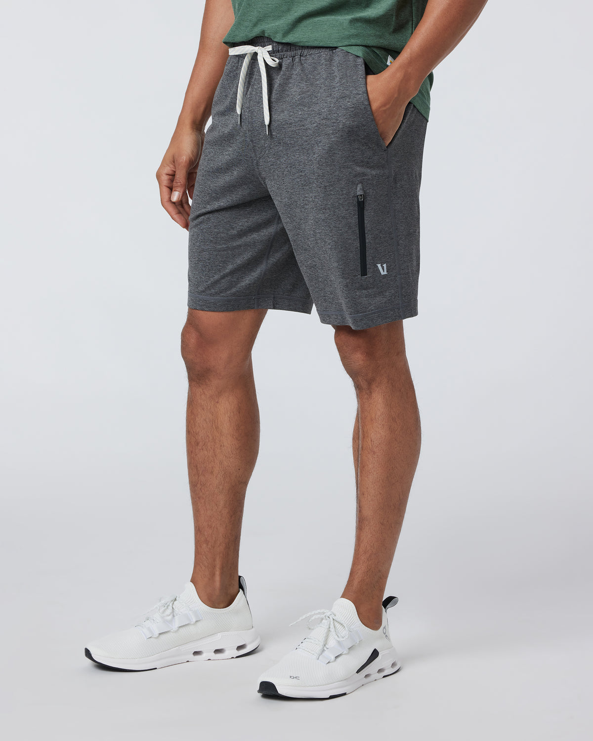 Sunday Performance Short Charcoal Heather - Vuori