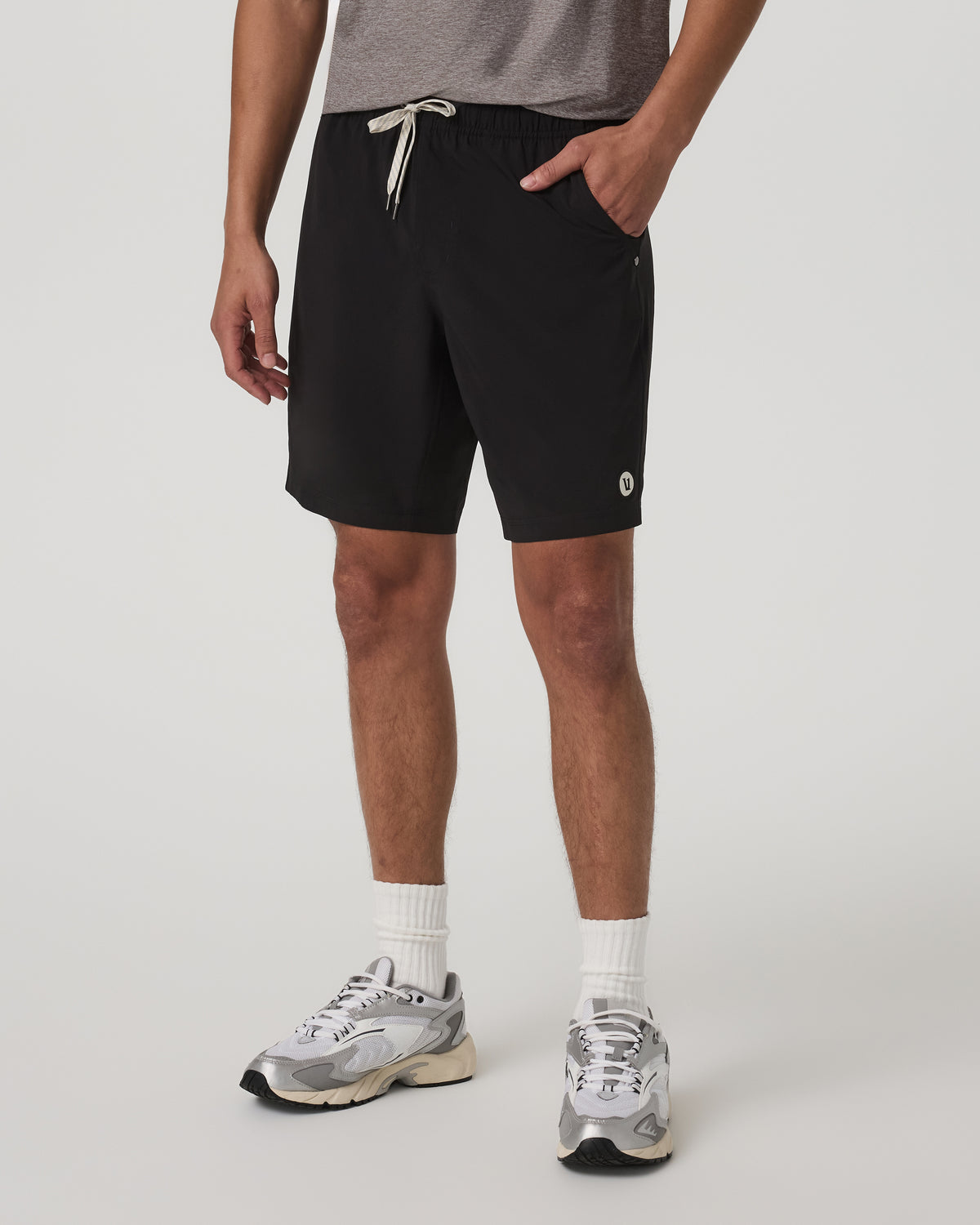 Kore Short Unlined 9" Men's Black Athletic Shorts - Vuori