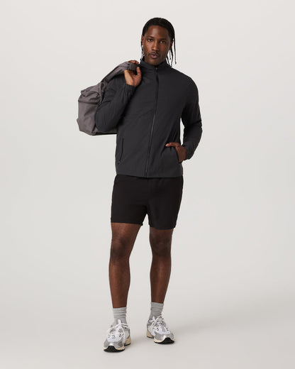 Kore Short Lined 5" Black Tonal Athletic Shorts - Vuori