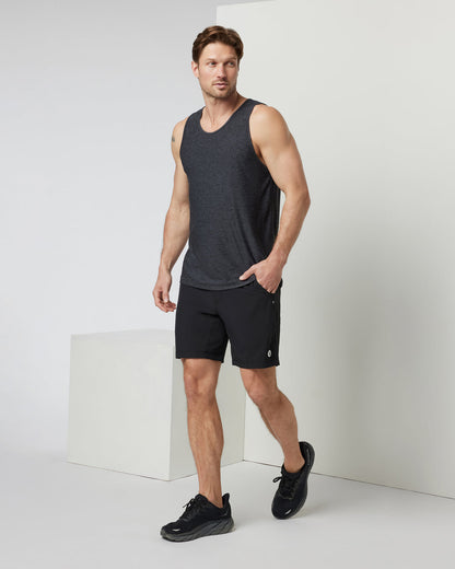 Kore Short Lined 9" Men's Black Shorts 9 Inch Inseam - Vuori