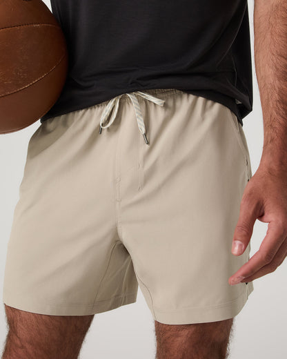 Kore Short Unlined 5" Men's Toast Athletic Fit Shorts - Vuori