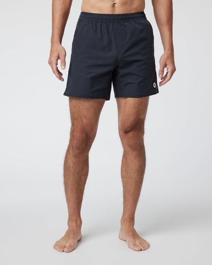 Maverick Volley Short Men's Black Hybrid Shorts - Vuori