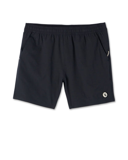 Maverick Volley Short Men's Black Hybrid Shorts - Vuori