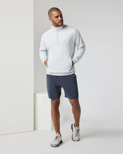 Elevate Kore Short Lined 7" Men's Navy Performance Shorts - Vuori