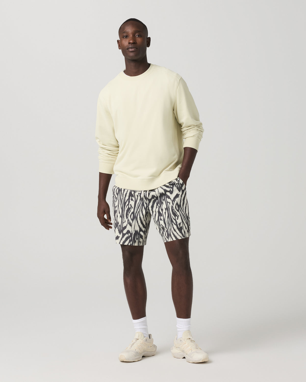 Kore Short Unlined 7" Men's Sandalwood Mirage Shorts - Vuori