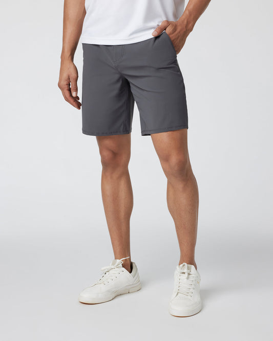 Meta Short Men's Charcoal Grey Chino Shorts - Vuori