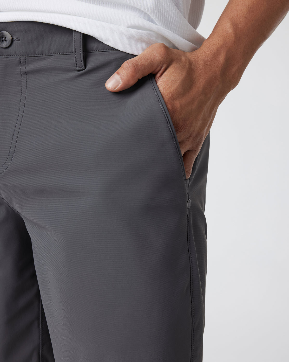 Meta Short Men's Charcoal Grey Chino Shorts - Vuori