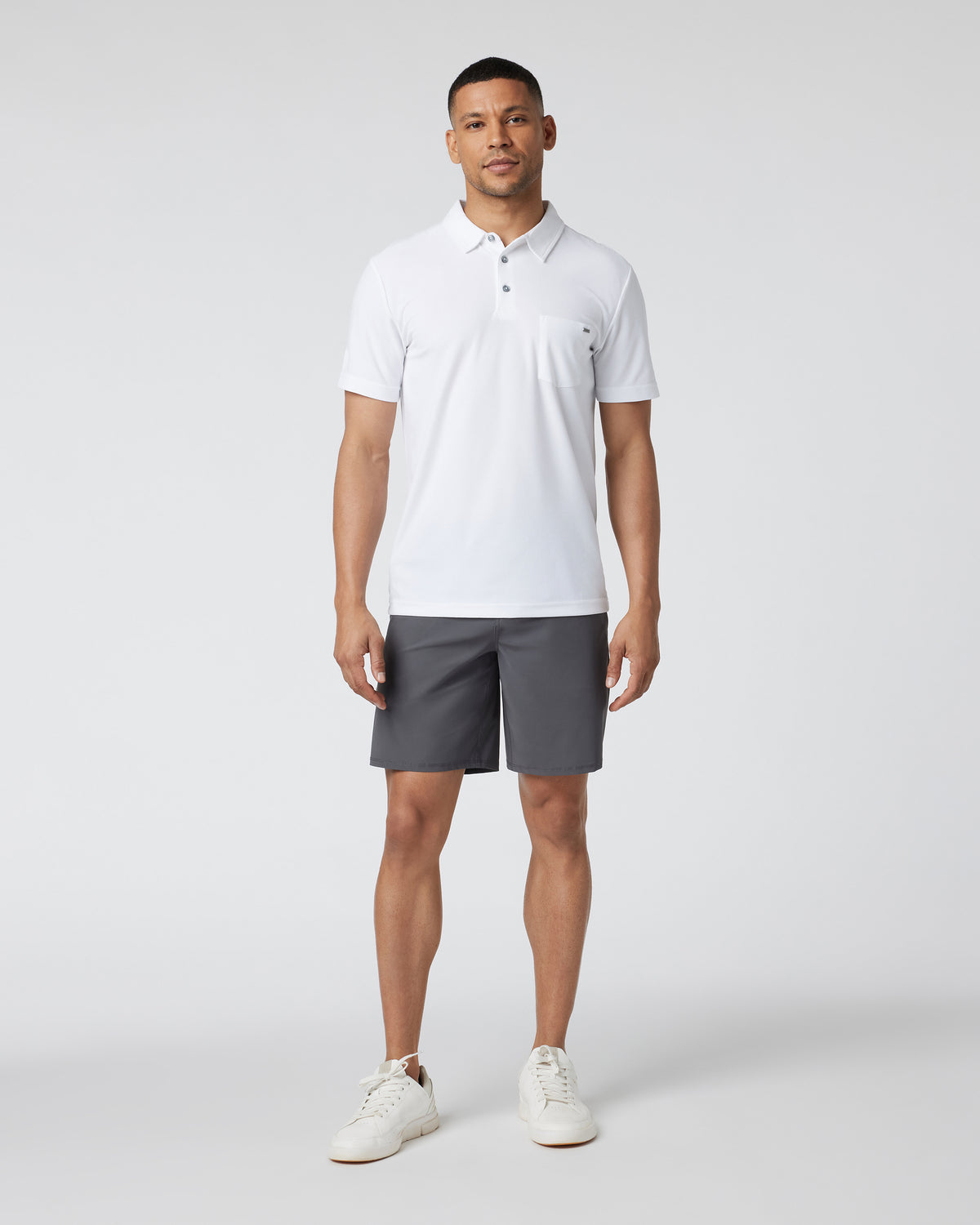 Meta Short Men's Charcoal Grey Chino Shorts - Vuori