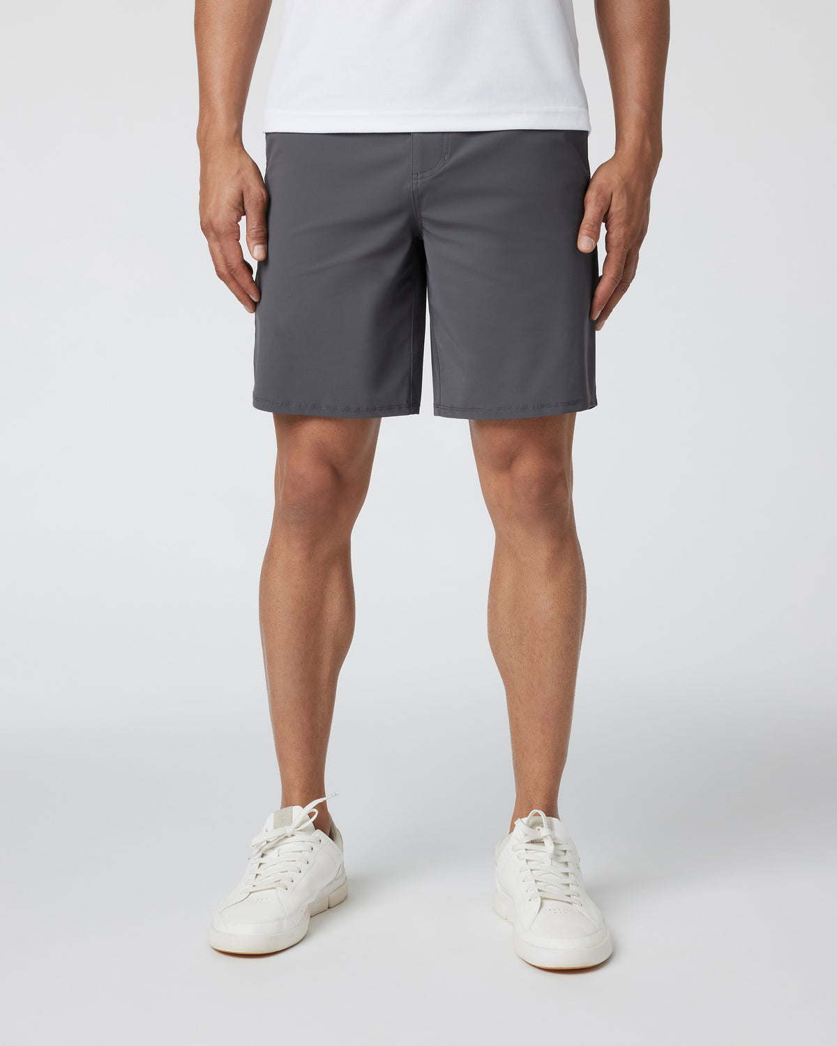 Meta Short Men's Charcoal Grey Chino Shorts - Vuori