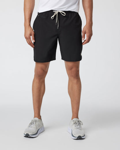 Banks Short Men's Black Performance Shorts - Vuori