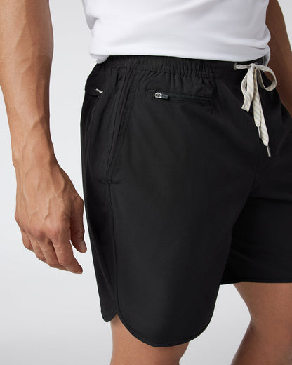 Banks Short Men's Black Performance Shorts - Vuori