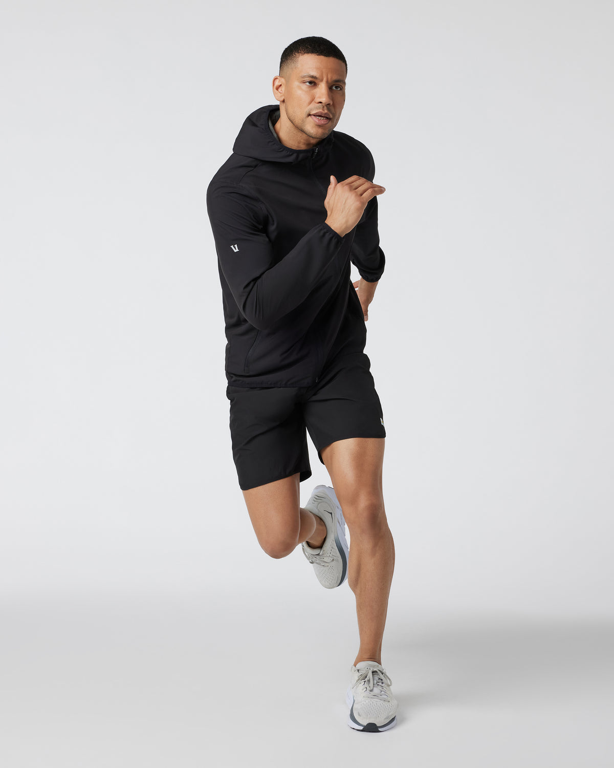 Banks Short Men's Black Performance Shorts - Vuori
