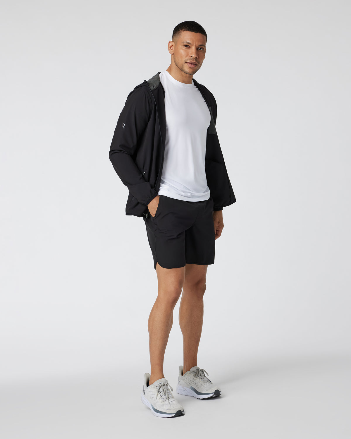 Banks Short Men's Black Performance Shorts - Vuori