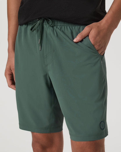 Kore Short Unlined 9" Men's Agate Green Tonal Shorts - Vuori