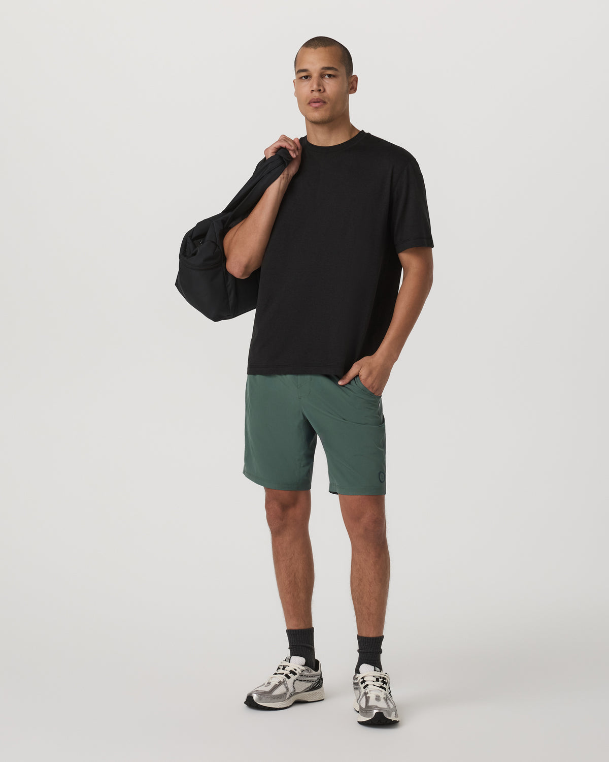 Kore Short Unlined 9" Men's Agate Green Tonal Shorts - Vuori
