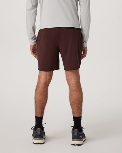 Elevate Kore Short Lined 7" Men's Burgundy Shorts - Vuori