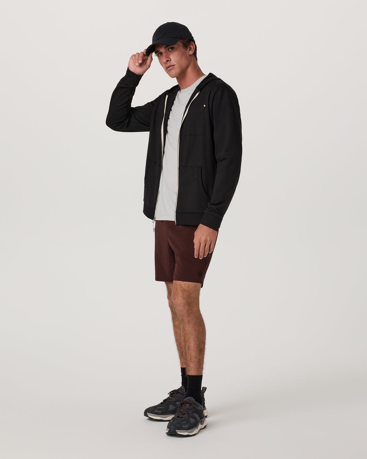 Elevate Kore Short Lined 7" Men's Burgundy Shorts - Vuori