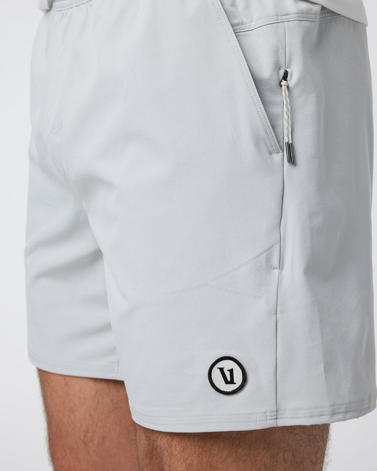 Maverick Volley Short Men's Sky Grey Hybrid Shorts - Vuori