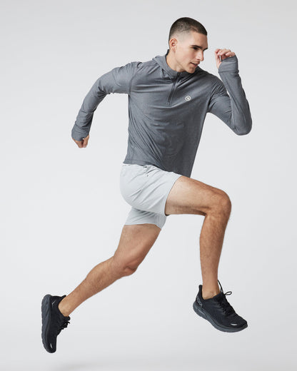 Maverick Volley Short Men's Sky Grey Hybrid Shorts - Vuori