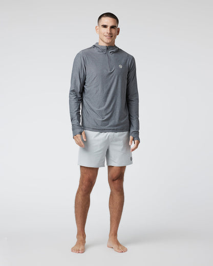 Maverick Volley Short Men's Sky Grey Hybrid Shorts - Vuori