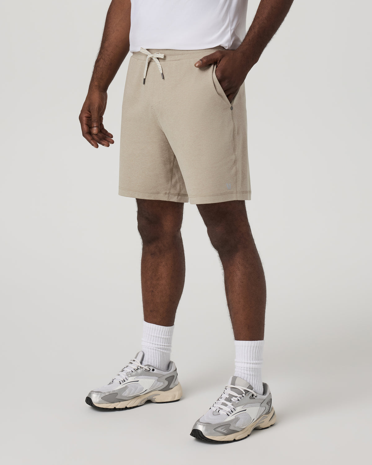 Ponto Performance Short 7" Men's Truffle Heather Shorts - Vuori