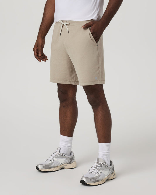 Ponto Performance Short 7" Men's Truffle Heather Shorts - Vuori
