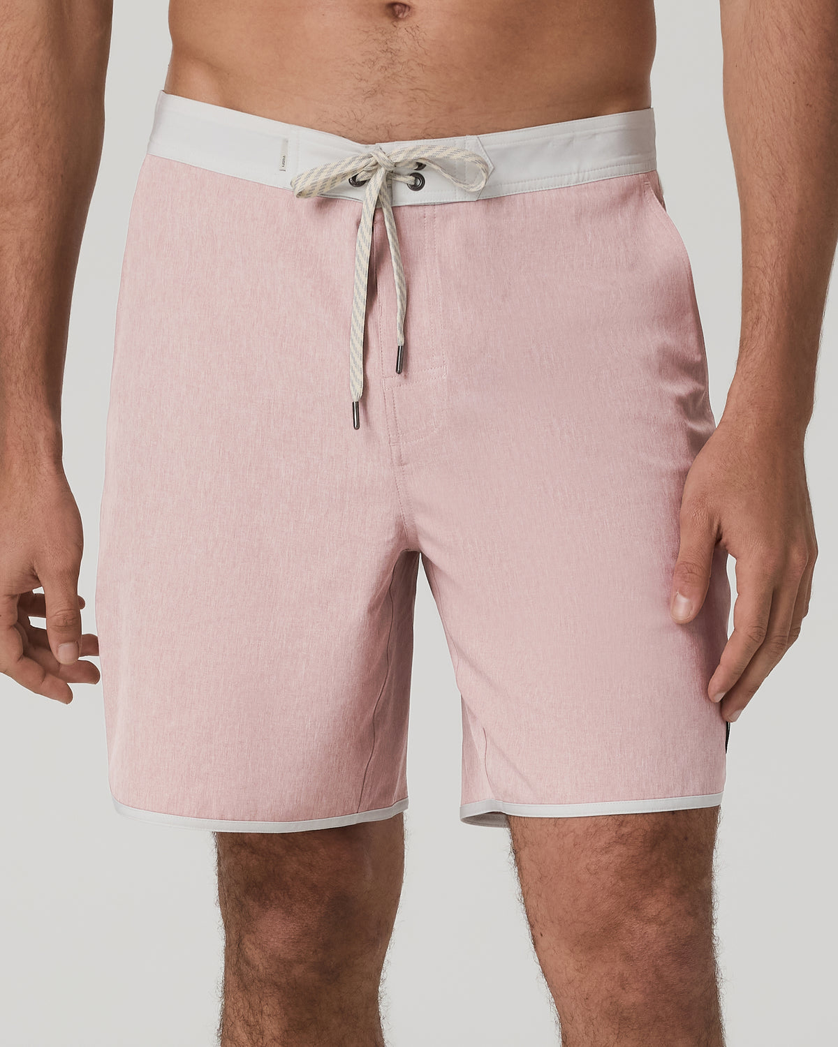 Cruise Boardshort 7" Men's Mauve Linen Texture Shorts - Vuori