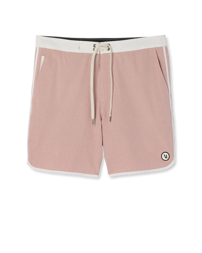 Cruise Boardshort 7" Men's Mauve Linen Texture Shorts - Vuori