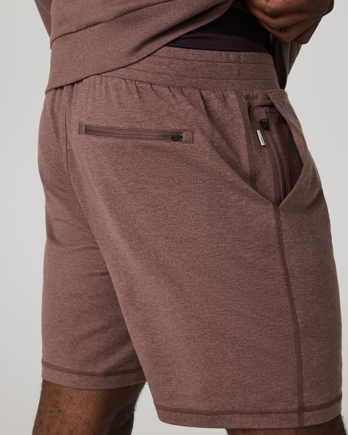 Ponto Performance Short 7" Men's Sable Heather Shorts - Vuori