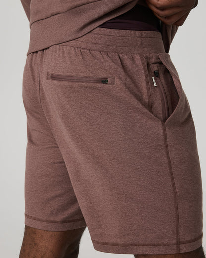 Ponto Performance Short 7" Men's Sable Heather Shorts - Vuori