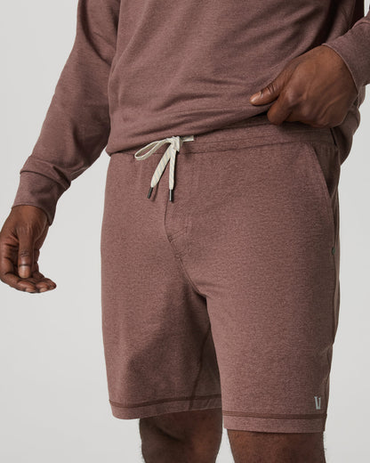 Ponto Performance Short 7" Men's Sable Heather Shorts - Vuori