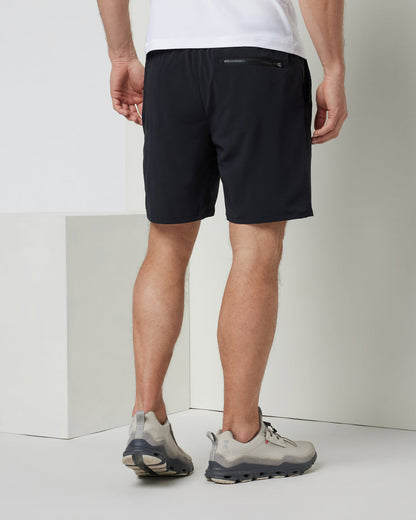 Kore Elevate Short Lined 7" Men's Black Shorts with Zip Pockets - Vuori