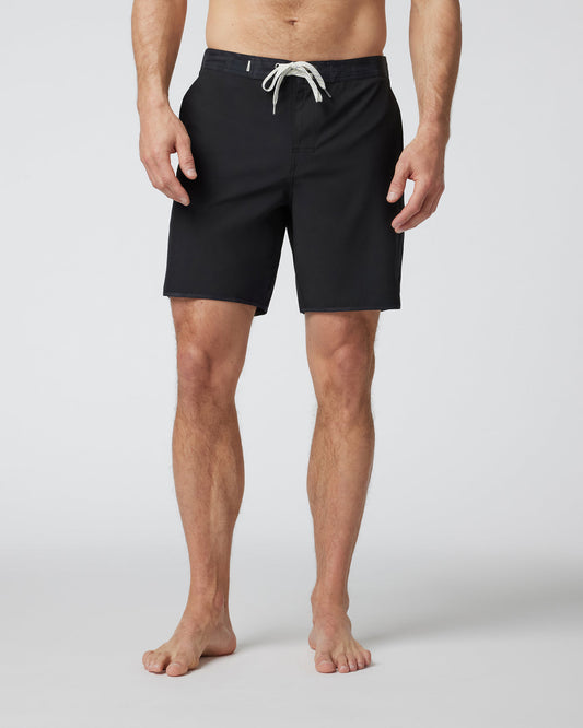 Cruise Boardshort Men's Black Swim Trunks - Vuori