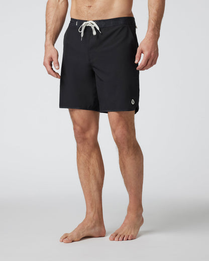 Cruise Boardshort Men's Black Swim Trunks - Vuori
