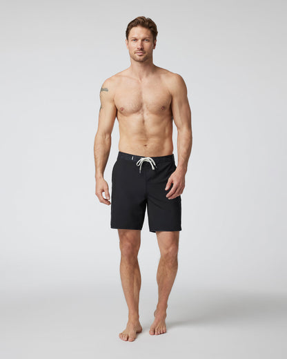 Cruise Boardshort Men's Black Swim Trunks - Vuori