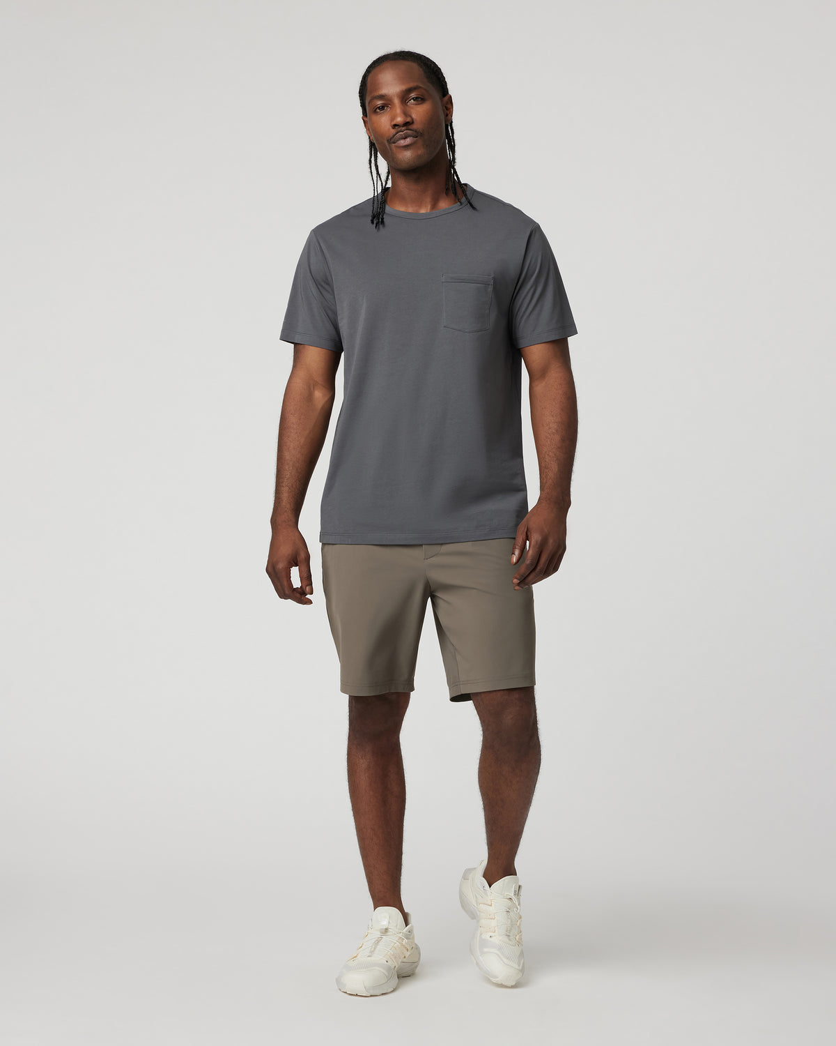 Fleet Chino Short 8" Men's Cocoa Shorts - Vuori