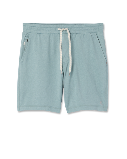 Men's Ponto Performance Short 7" Misty Blue Heather - Vuori