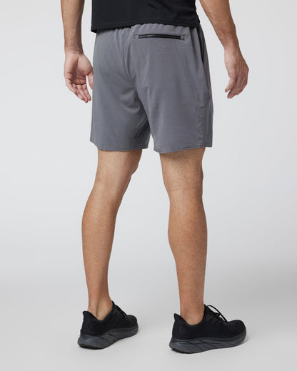 Elevate Kore Short Lined 7" Men's Zinc Performance Shorts - Vuori