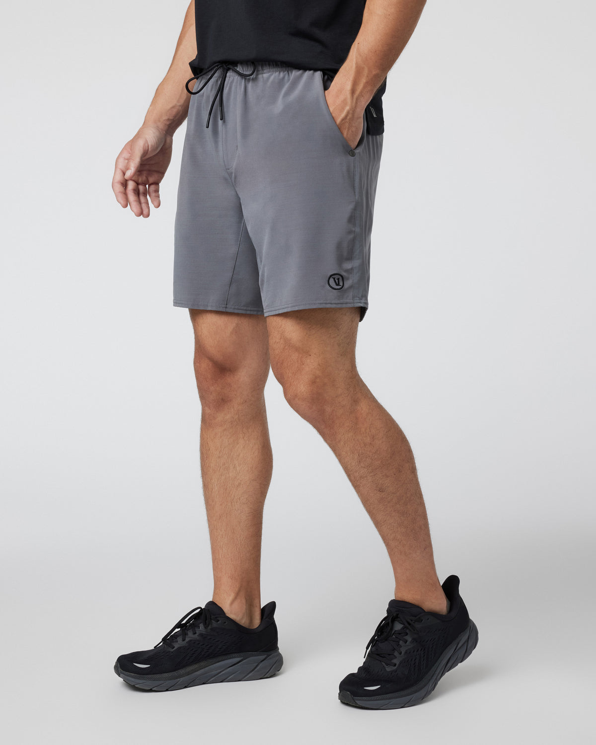 Elevate Kore Short Lined 7" Men's Zinc Performance Shorts - Vuori