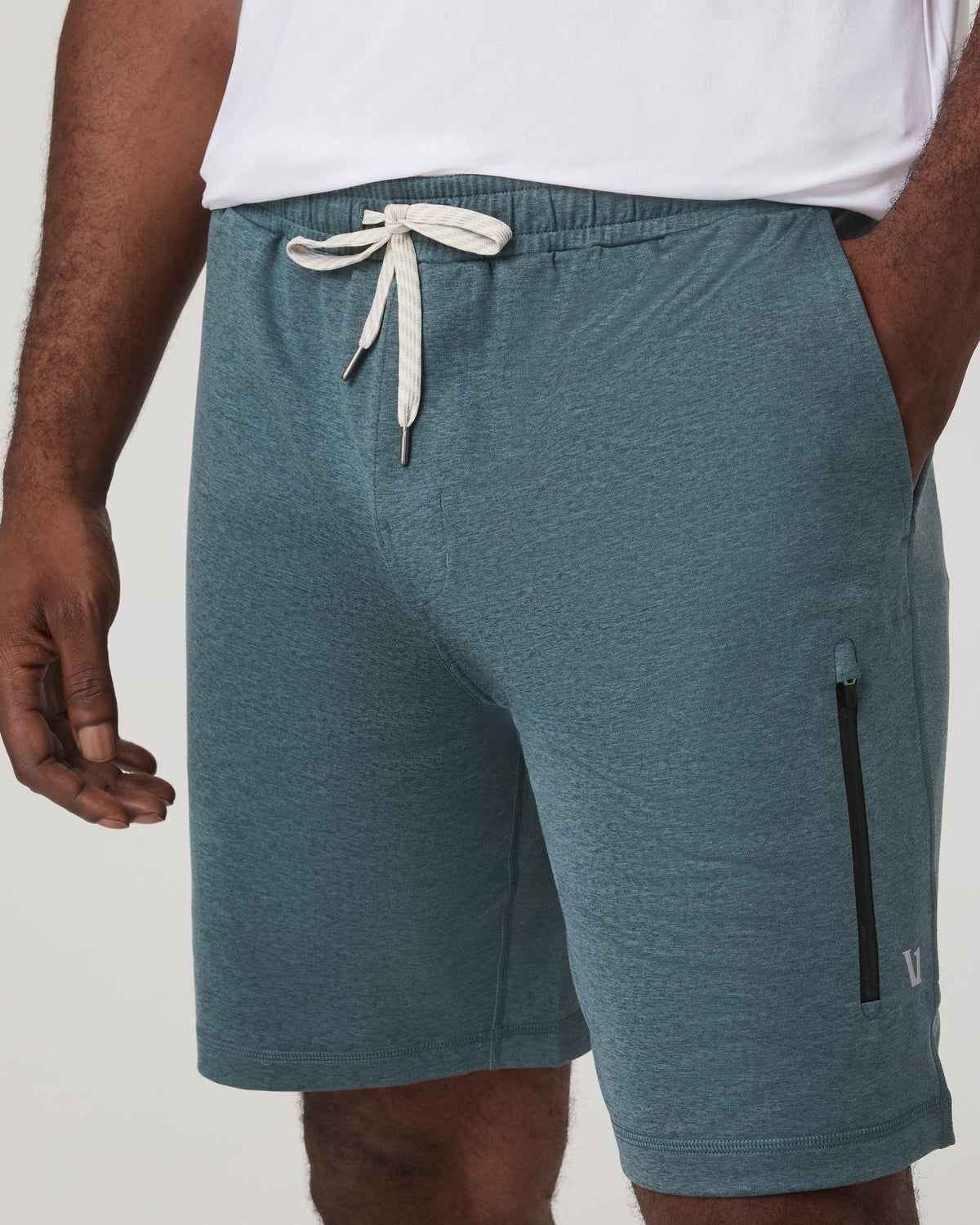 Men's Sunday Performance Short 8" Blue Sea Heather - Vuori