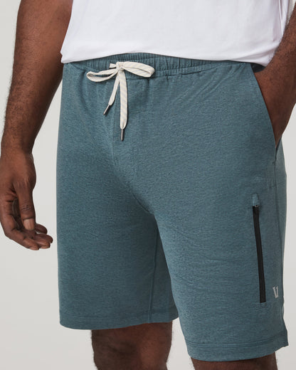 Men's Sunday Performance Short 8" Blue Sea Heather - Vuori