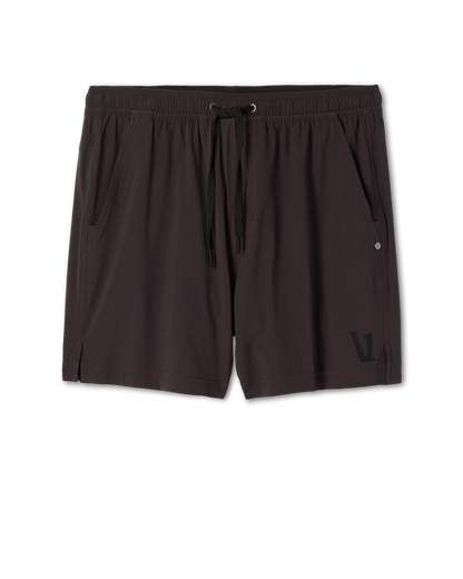 HardKore Short Lined 7" Men's Carbon Performance Shorts - Vuori