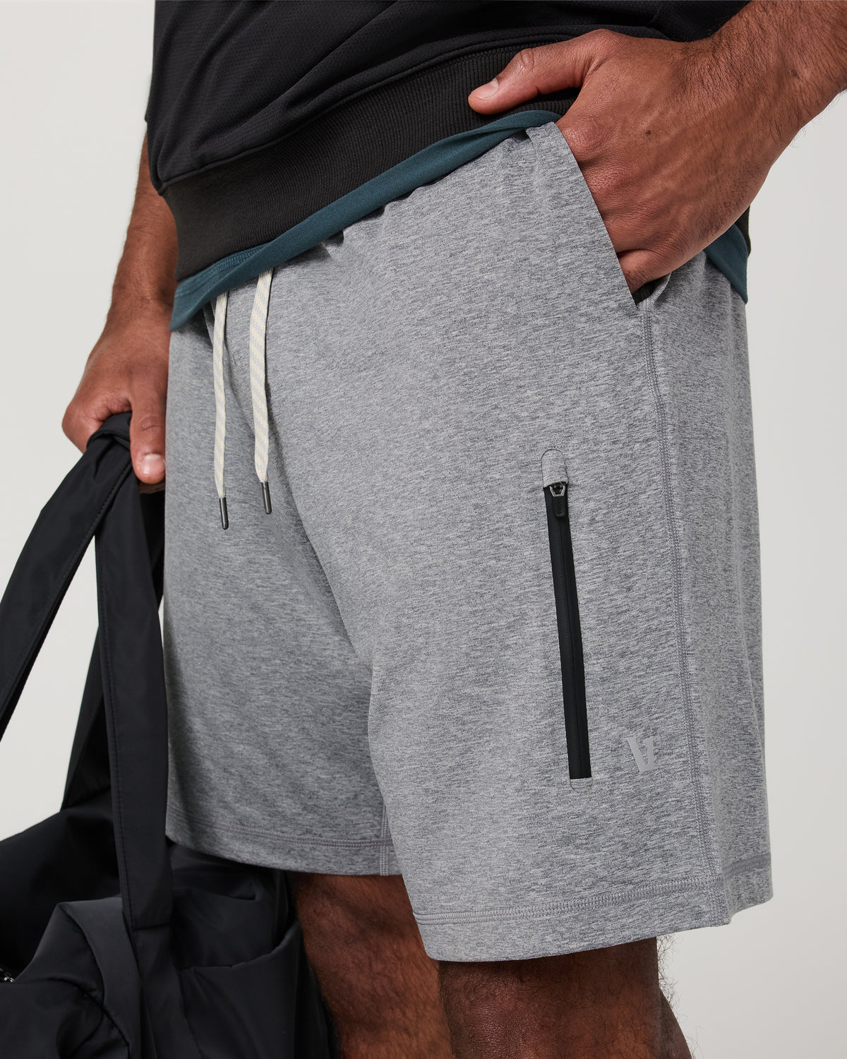 Sunday Performance Short 8.5" Grey Heather - Vuori